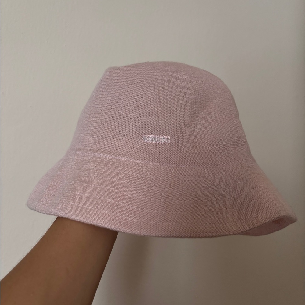 Kangol Light Pink Bucket Hat
